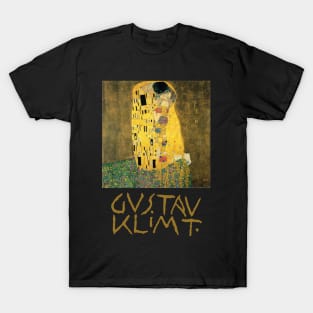 The Kiss by Gustav Klimt T-Shirt